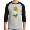 Unisex 50/50 Blend 3/4 Sleeve T-Shirt Thumbnail