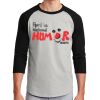 Unisex 50/50 Blend 3/4 Sleeve T-Shirt Thumbnail