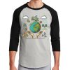 Unisex 50/50 Blend 3/4 Sleeve T-Shirt Thumbnail