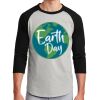 Unisex 50/50 Blend 3/4 Sleeve T-Shirt Thumbnail