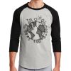 Unisex 50/50 Blend 3/4 Sleeve T-Shirt Thumbnail