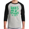 Unisex 50/50 Blend 3/4 Sleeve T-Shirt Thumbnail