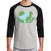 Unisex 50/50 Blend 3/4 Sleeve T-Shirt Thumbnail