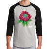Unisex 50/50 Blend 3/4 Sleeve T-Shirt Thumbnail
