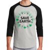 Unisex 50/50 Blend 3/4 Sleeve T-Shirt Thumbnail