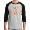 Unisex 50/50 Blend 3/4 Sleeve T-Shirt Thumbnail