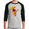 Unisex 50/50 Blend 3/4 Sleeve T-Shirt Thumbnail
