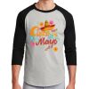 Unisex 50/50 Blend 3/4 Sleeve T-Shirt Thumbnail