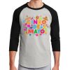 Unisex 50/50 Blend 3/4 Sleeve T-Shirt Thumbnail