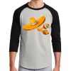 Unisex 50/50 Blend 3/4 Sleeve T-Shirt Thumbnail