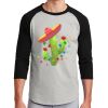 Unisex 50/50 Blend 3/4 Sleeve T-Shirt Thumbnail
