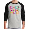 Unisex 50/50 Blend 3/4 Sleeve T-Shirt Thumbnail