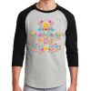 Unisex 50/50 Blend 3/4 Sleeve T-Shirt Thumbnail