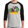 Unisex 50/50 Blend 3/4 Sleeve T-Shirt Thumbnail