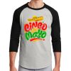 Unisex 50/50 Blend 3/4 Sleeve T-Shirt Thumbnail
