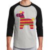 Unisex 50/50 Blend 3/4 Sleeve T-Shirt Thumbnail