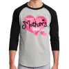 Unisex 50/50 Blend 3/4 Sleeve T-Shirt Thumbnail