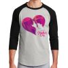 Unisex 50/50 Blend 3/4 Sleeve T-Shirt Thumbnail