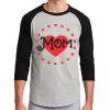 Unisex 50/50 Blend 3/4 Sleeve T-Shirt Thumbnail