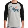 Unisex 50/50 Blend 3/4 Sleeve T-Shirt Thumbnail