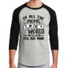 Unisex 50/50 Blend 3/4 Sleeve T-Shirt Thumbnail