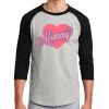 Unisex 50/50 Blend 3/4 Sleeve T-Shirt Thumbnail