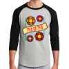 Unisex 50/50 Blend 3/4 Sleeve T-Shirt Thumbnail