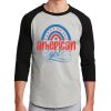 Unisex 50/50 Blend 3/4 Sleeve T-Shirt Thumbnail