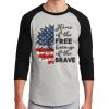 Unisex 50/50 Blend 3/4 Sleeve T-Shirt Thumbnail