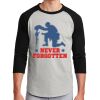 Unisex 50/50 Blend 3/4 Sleeve T-Shirt Thumbnail