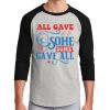 Unisex 50/50 Blend 3/4 Sleeve T-Shirt Thumbnail