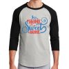 Unisex 50/50 Blend 3/4 Sleeve T-Shirt Thumbnail