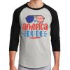 Unisex 50/50 Blend 3/4 Sleeve T-Shirt Thumbnail