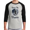 Unisex 50/50 Blend 3/4 Sleeve T-Shirt Thumbnail