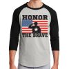 Unisex 50/50 Blend 3/4 Sleeve T-Shirt Thumbnail