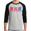 Unisex 50/50 Blend 3/4 Sleeve T-Shirt Thumbnail