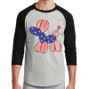 Unisex 50/50 Blend 3/4 Sleeve T-Shirt Thumbnail