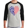 Unisex 50/50 Blend 3/4 Sleeve T-Shirt Thumbnail
