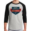 Unisex 50/50 Blend 3/4 Sleeve T-Shirt Thumbnail