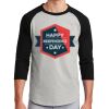 Unisex 50/50 Blend 3/4 Sleeve T-Shirt Thumbnail