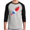Unisex 50/50 Blend 3/4 Sleeve T-Shirt Thumbnail