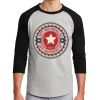 Unisex 50/50 Blend 3/4 Sleeve T-Shirt Thumbnail