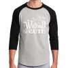 Unisex 50/50 Blend 3/4 Sleeve T-Shirt Thumbnail