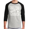 Unisex 50/50 Blend 3/4 Sleeve T-Shirt Thumbnail