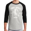 Unisex 50/50 Blend 3/4 Sleeve T-Shirt Thumbnail