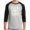 Unisex 50/50 Blend 3/4 Sleeve T-Shirt Thumbnail