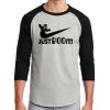 Unisex 50/50 Blend 3/4 Sleeve T-Shirt Thumbnail