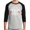 Unisex 50/50 Blend 3/4 Sleeve T-Shirt Thumbnail