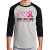 Unisex 50/50 Blend 3/4 Sleeve T-Shirt Thumbnail