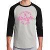 Unisex 50/50 Blend 3/4 Sleeve T-Shirt Thumbnail